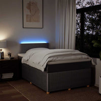 Giroletto a Molle con Materasso Tortora 120x190 cm in Tessuto 3289692