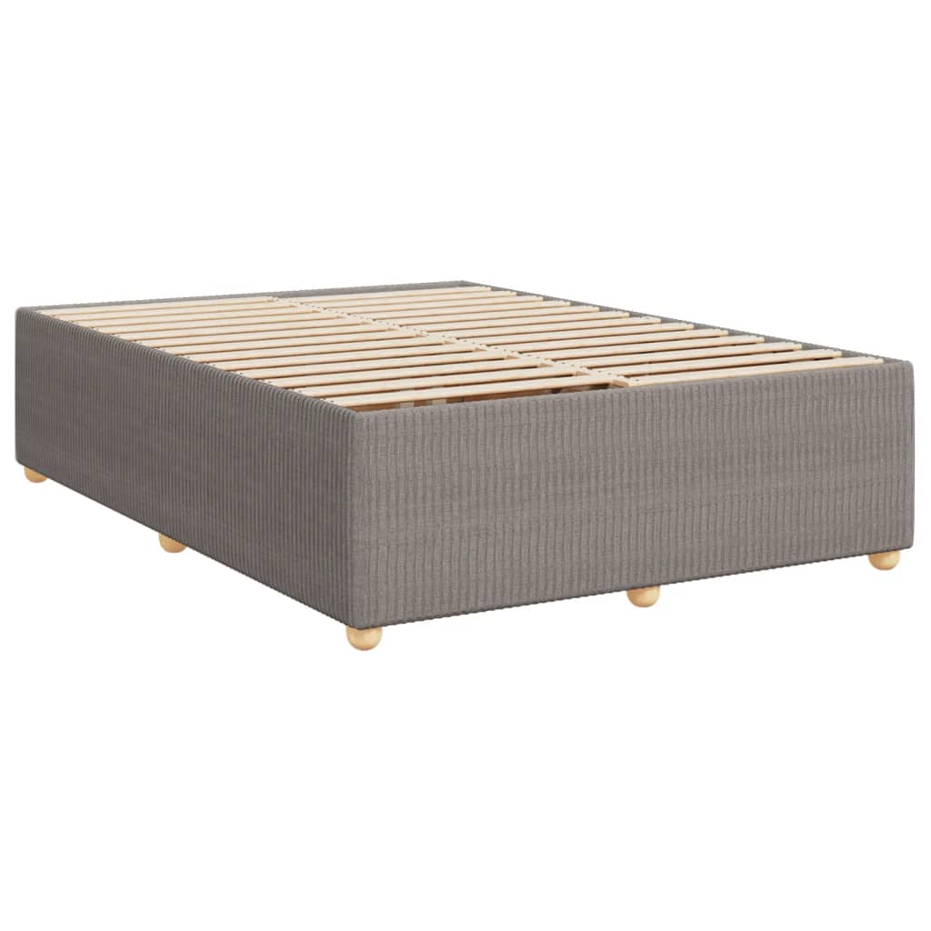 Giroletto a Molle con Materasso Tortora 160x200 cm in Tessuto 3289804