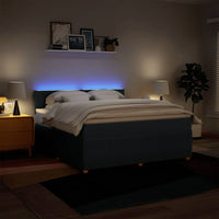 Giroletto a Molle con Materasso Blu 180x200 cm in Tessuto 3289834