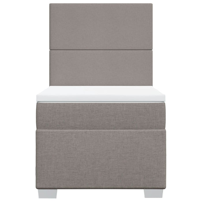 Giroletto a Molle con Materasso Tortora 90x200 cm inTessuto 3290368