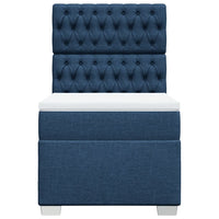 Giroletto a Molle con Materasso Blu 100x200 cm in Tessuto 3290412