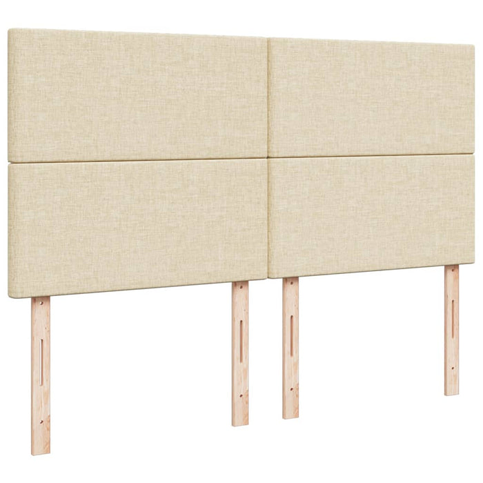 Giroletto a Molle con Materasso Crema 180x200 cm in Tessuto 3290565