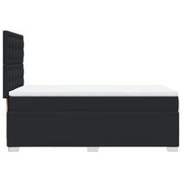 Giroletto a Molle con Materasso Nero 100x200 cm in Similpelle 3290708