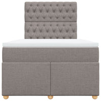 Giroletto a Molle con Materasso Tortora 120x190 cm in Tessuto 3291230