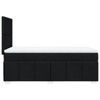 Giroletto a Molle con Materasso Nero 80x200 cm inTessuto 3291490