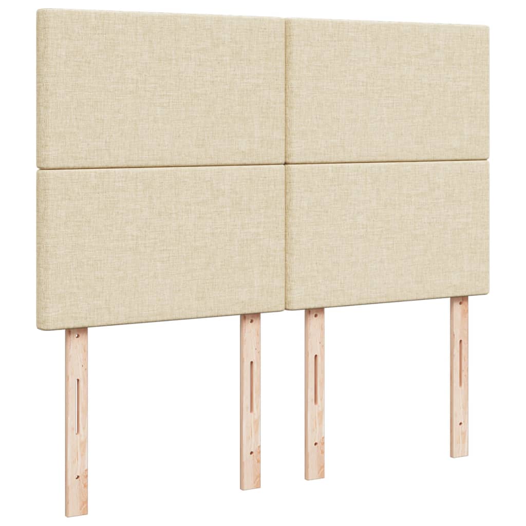 Giroletto a Molle con Materasso Crema 140x200 cm in Tessuto 3291689