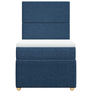 Giroletto a Molle con Materasso Blu 80x200 cm inTessuto 3291882