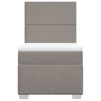 Giroletto a Molle con Materasso Tortora 90x200 cm inTessuto 3292668