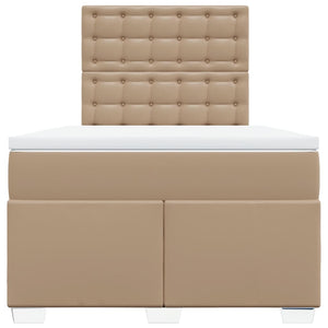 Giroletto a Molle con Materasso Cappuccino 120x190cm Similpelle 3293015