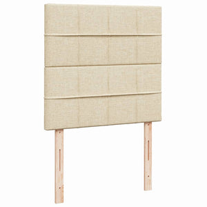 Giroletto a Molle con Materasso Crema 80x200 cm inTessuto 3293412