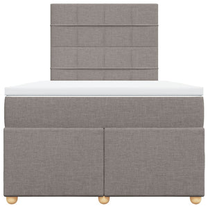 Giroletto a Molle con Materasso Tortora 120x190 cm in Tessuto 3293523