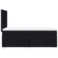 Giroletto a Molle con Materasso Nero 80x200 cm inTessuto 3293790