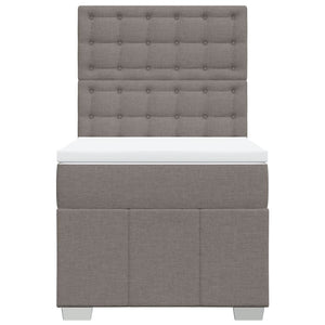 Giroletto a Molle con Materasso Tortora 80x200 cm inTessuto 3293813