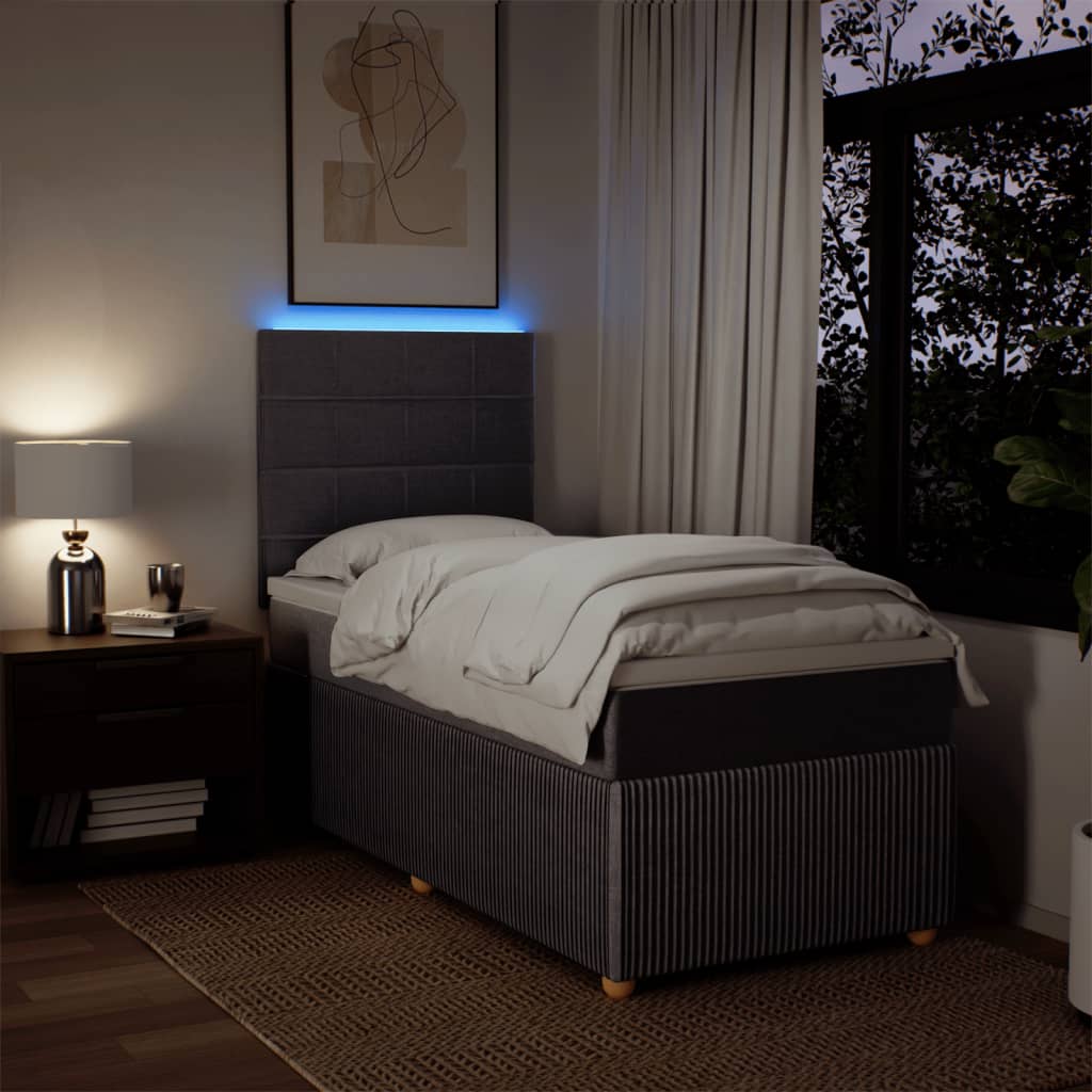 Giroletto a Molle con Materasso Tortora 80x200 cm inTessuto 3294187