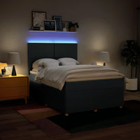 Giroletto a Molle con Materasso Blu 160x200 cm in Tessuto 3294406