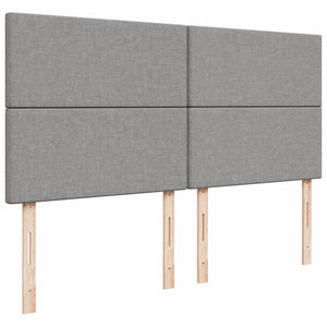 Giroletto a Molle con Materasso Grigio Chiaro180x200 cm Tessuto 3294428