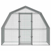 Voliera con Anta Argento in Acciaio Zincato