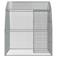 Voliera con Anta Argento in Acciaio Zincato