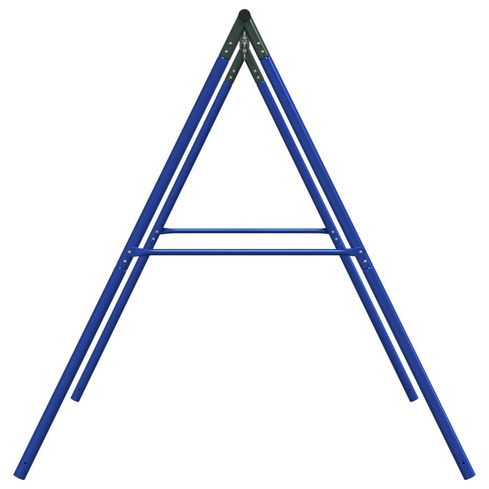 Telaio per Altalena da Esterno con 4 Ganci in Acciaio Blu 4009876