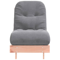 Divano Letto Futon con Materasso 60x206x11cm Massello Douglas