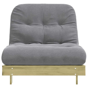 Divano Letto Futon con Materasso-Sofa Letto-Daybed 90x206x11cm Pino Impregnato