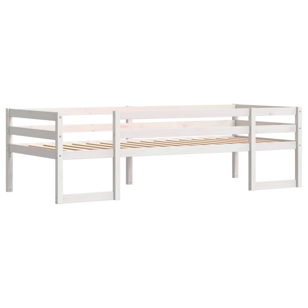 Giroletto per Bambini-Struttura Letto Bambini Bianco 90x200cm in Legno Massello di Pino 896726