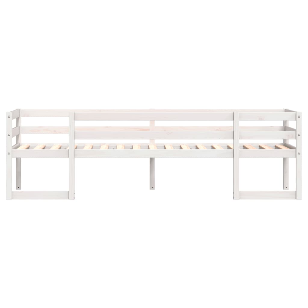Giroletto per Bambini-Struttura Letto Bambini Bianco 90x200cm in Legno Massello di Pino 896726