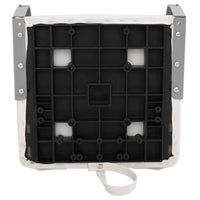 Sedile per Barca con Schienale Alto Pieghevole 44x38x55 cm