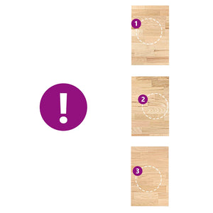 Piano di Lavoro Cucina 40x63,5x2,7 cm Legno Massello Rovere 4008995