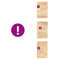 Piano di Lavoro Cucina-Top Cucina 40x63,5x2,7 cm Legno Massello Rovere