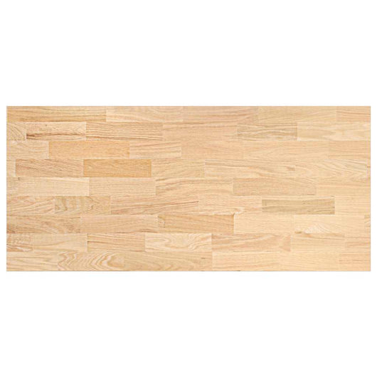vidaXL Piano di Lavoro Cucina 140x63,5x2,7 cm Legno Massello Rovere