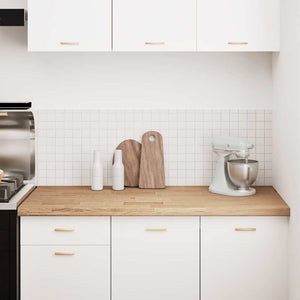 Piano di Lavoro Cucina 140x63,5x4 cm Legno Massello Rovere 4009006