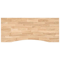 Piano Scrivania 120x50x2,5 cm Rovere Massello Non Trattato