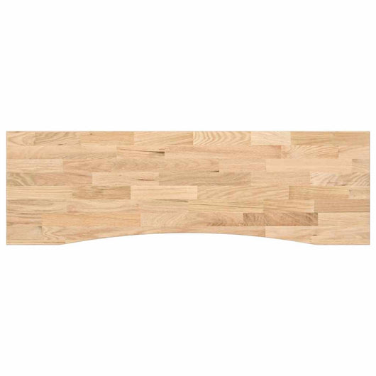 vidaXL Piano Scrivania 160x50x2,5 cm Rovere Massello Non Trattato