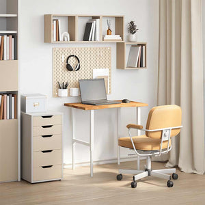 Piano Scrivania Marrone Chiaro 80x50x2,5 cm in Rovere Massello 4009017