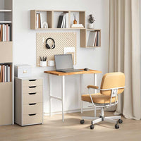 Piano Scrivania Marrone Chiaro 80x50x2,5 cm in Rovere Massello