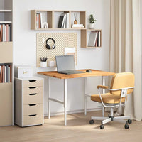 Piano Scrivania Marrone Chiaro 100x80x2,5 cm in Rovere Massello 4009026