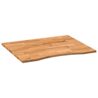 Piano Scrivania Marrone Chiaro 100x80x2,5 cm in Rovere Massello 4009026