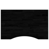 Piano Scrivania Marrone Scuro 80x50x2,5 cm in Rovere Massello 4009027