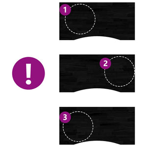 Piano Scrivania Marrone Scuro 100x50x2,5 cm in Rovere Massello