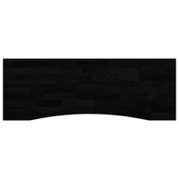 vidaXL Piano Scrivania Marrone Scuro 140x50x2,5 cm in Rovere Massello