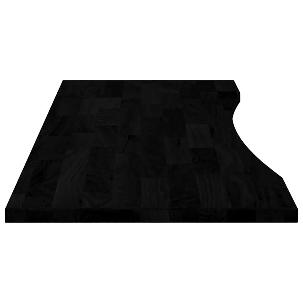 Piano Scrivania Marrone Scuro 140x50x2,5 cm in Rovere Massello 4009030