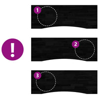 vidaXL Piano Scrivania Marrone Scuro 140x50x2,5 cm in Rovere Massello