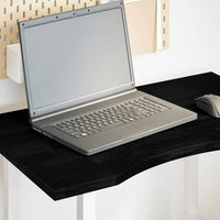 vidaXL Piano Scrivania Marrone Scuro 80x60x2,5 cm in Rovere Massello