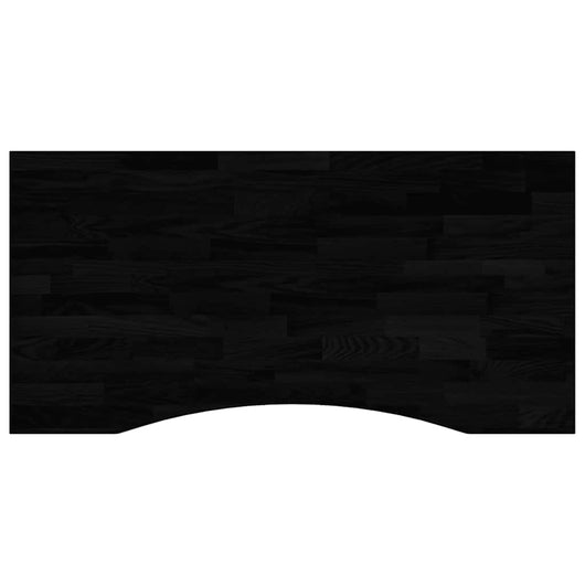 Piano Scrivania Marrone Scuro 100x60x2,5 cm in Rovere Massello 4009033