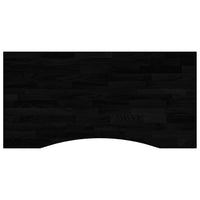 vidaXL Piano Scrivania Marrone Scuro 100x60x2,5 cm in Rovere Massello