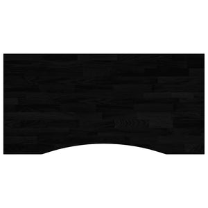 vidaXL Piano Scrivania Marrone Scuro 100x60x2,5 cm in Rovere Massello