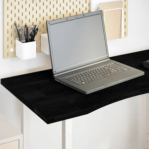 vidaXL Piano Scrivania Marrone Scuro 100x60x2,5 cm in Rovere Massello