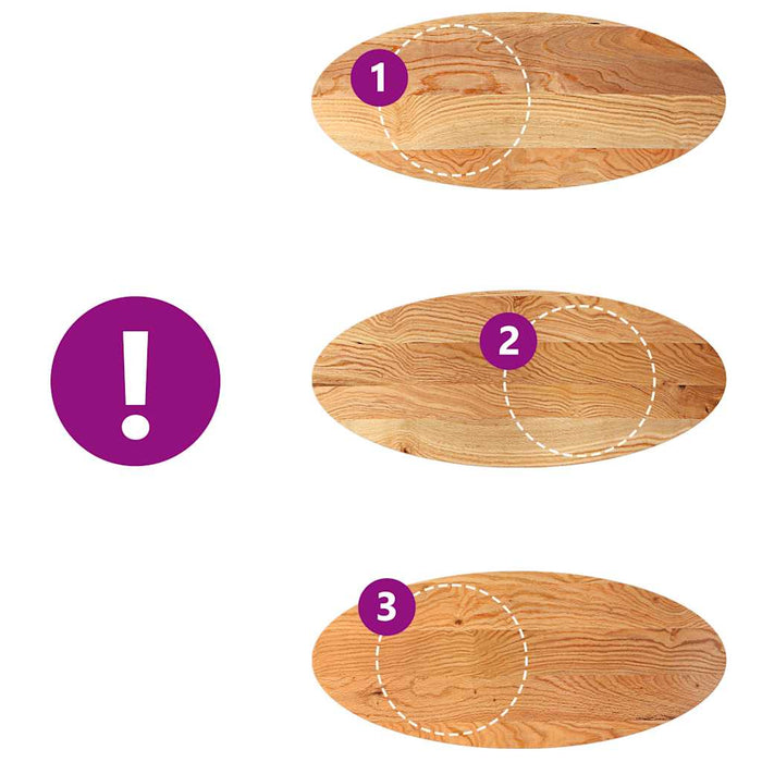 vidaXL Piano Tavolo Marrone Chiaro 140x60x4cm in Rovere Massello Ovale