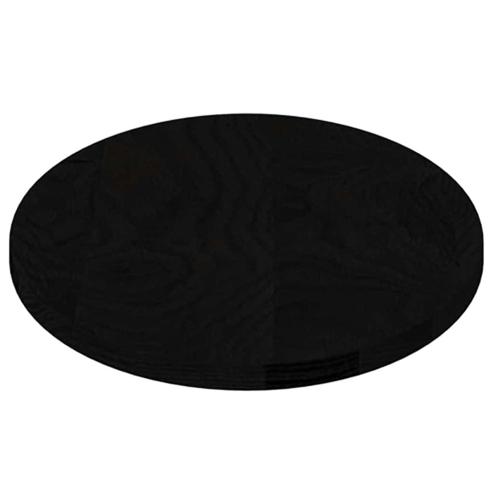 Piano Tavolo Marrone Scuro 80x40x2 cm in Rovere Massello Ovale 4009053